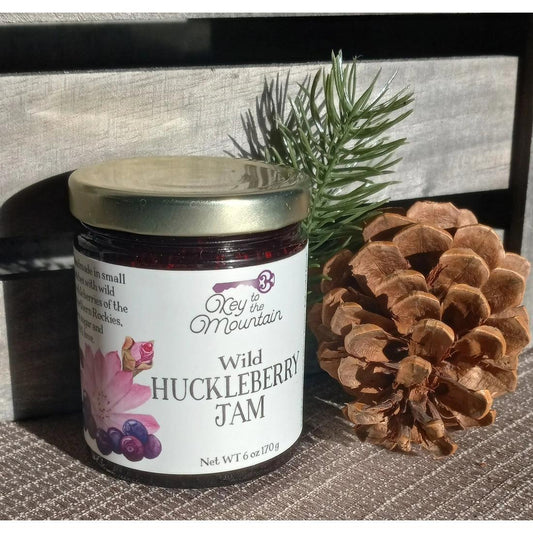 Key To The Mountain Huckleberry Jam: 2 oz.