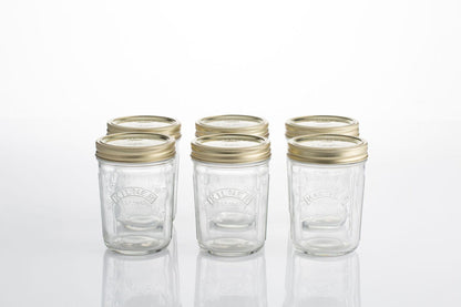 Kilner Wide Mouth Canning Jars (Set of 6): 12 oz.