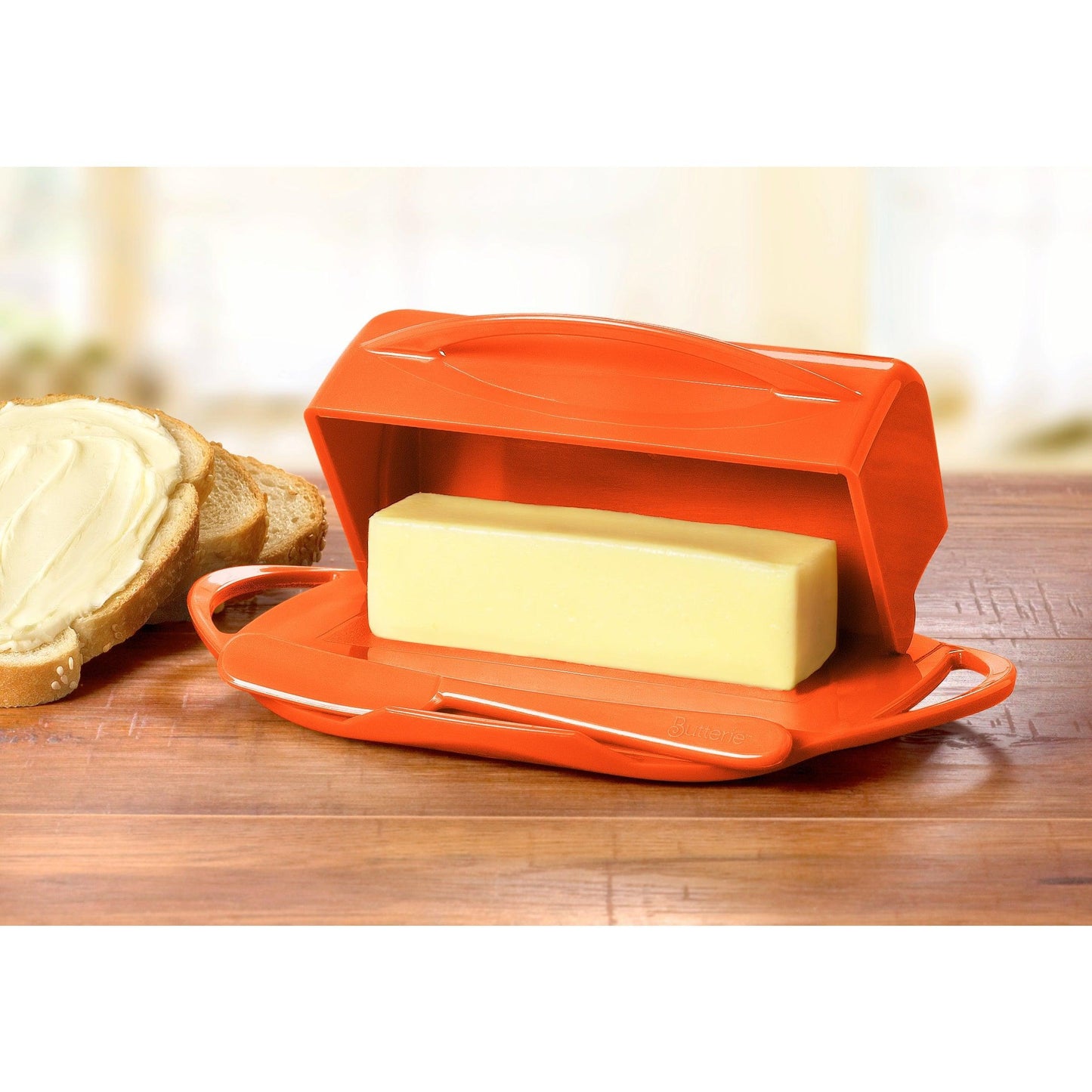 Butterie Butter Dish: Orange