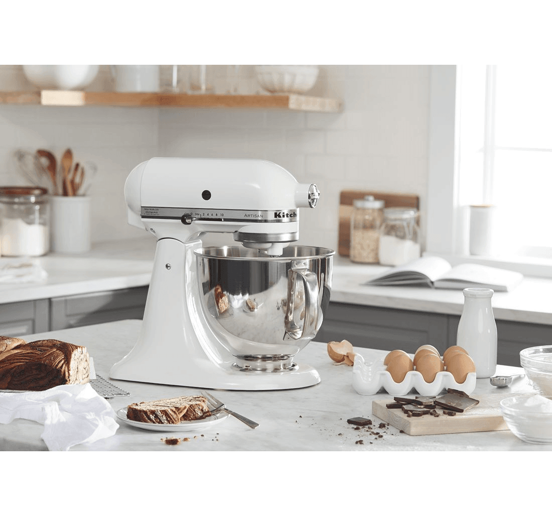 KitchenAid Stand Mixer: 5 QT Artisan, White