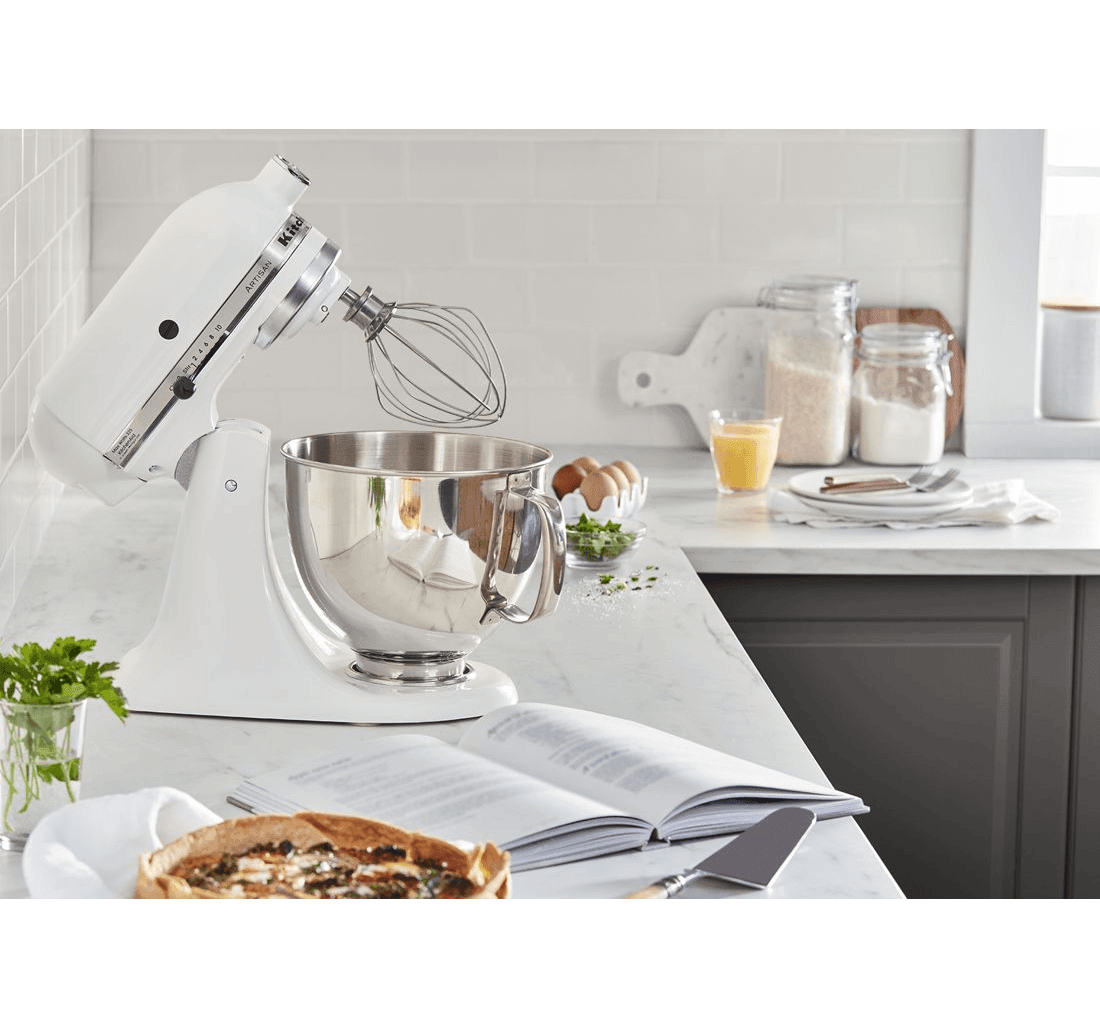 KitchenAid Stand Mixer: 5 QT Artisan, White