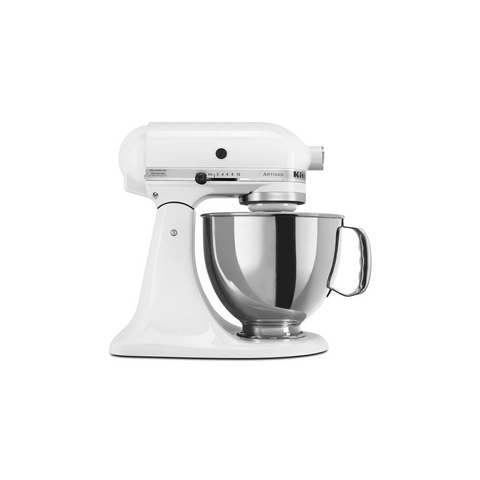 KitchenAid Stand Mixer: 5 QT Artisan, White KSM150PSWH – Zest Billings, LLC