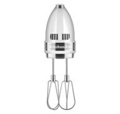 KitchenAid Hand Mixer: 9 Speed, White