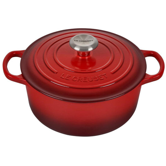 Le Creuset Round Dutch Oven: 4.5 QT, Cerise