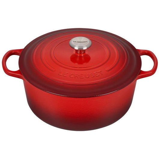 Le Creuset Round Dutch Oven: 9 QT, Cerise