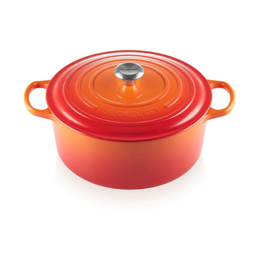 Le Creuset Round Dutch Oven: 9 QT, Flame