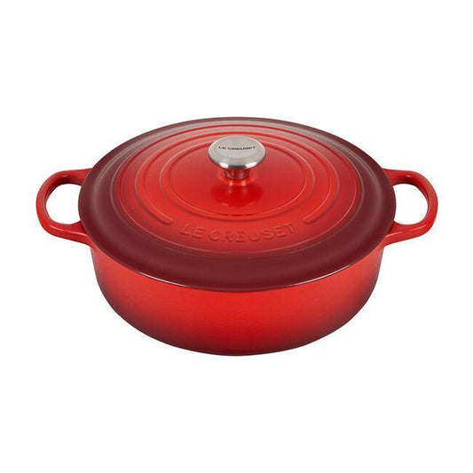 Le Creuset Round Wide Dutch Oven: 6.75 QT, Cerise