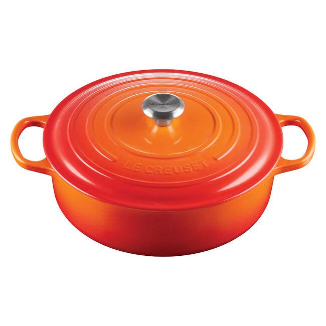 Le Creuset Round Wide Dutch Oven: 6.75 QT, Flame