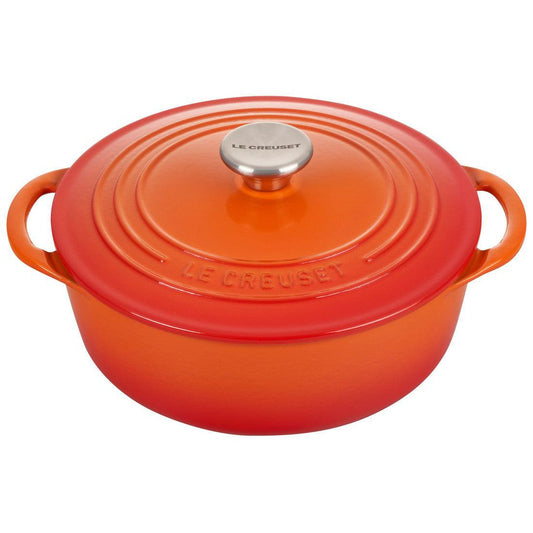 Le Creuset Shallow Round Dutch Oven: 2.75 QT, Flame