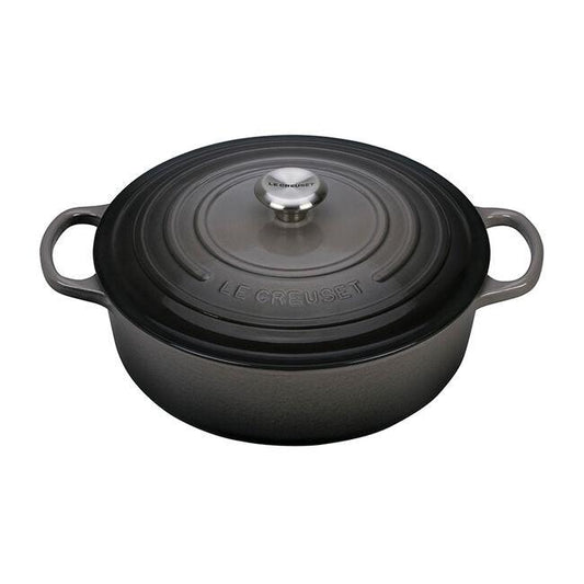 Le Creuset Round Wide Dutch Oven: 6.75 QT, Oyster