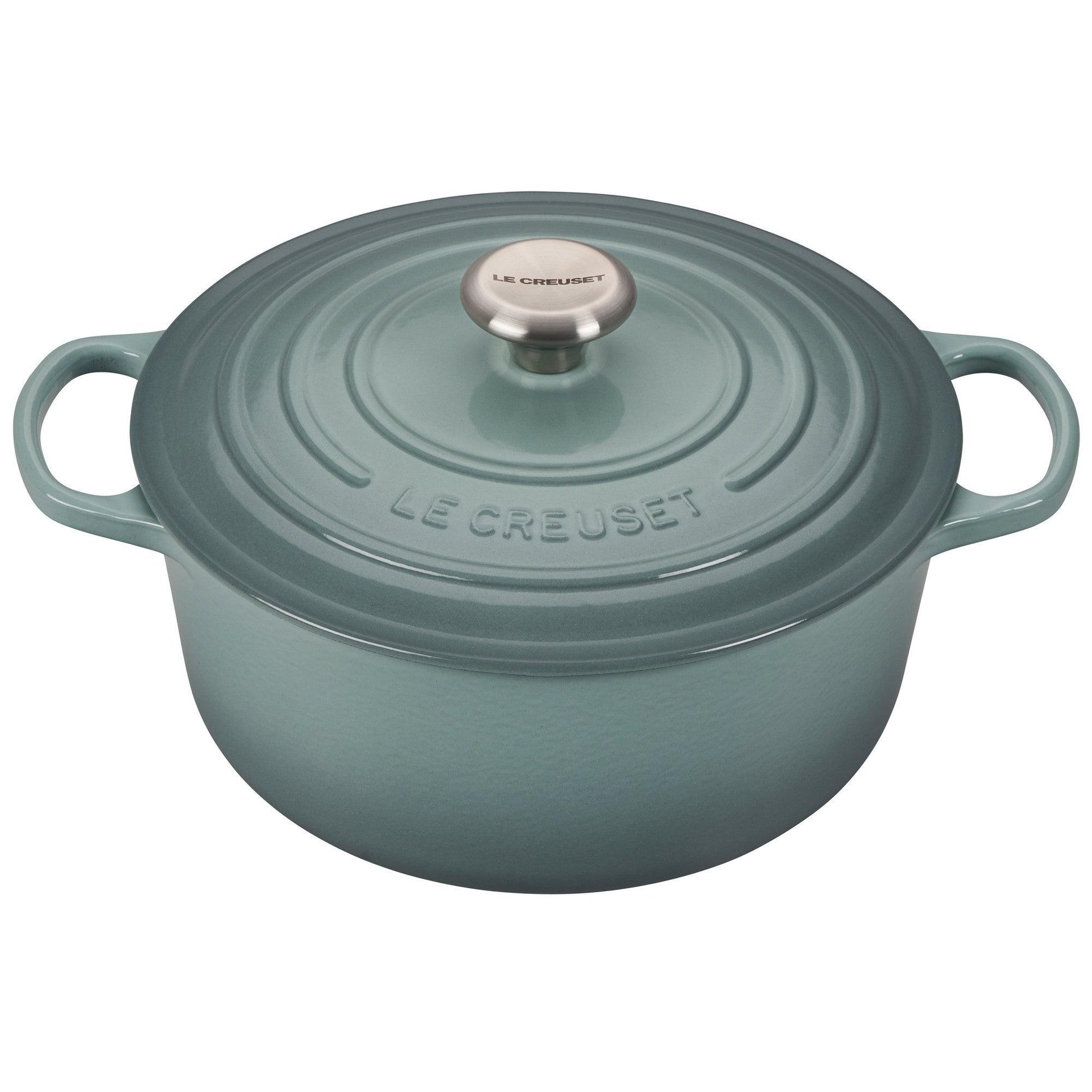 Le Creuset Round Dutch Oven: 5.5 QT, Sea Salt