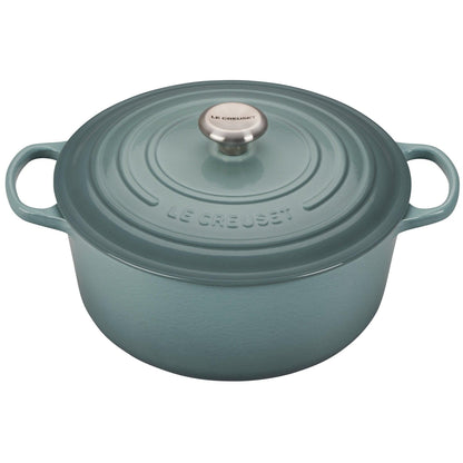 Le Creuset Round Dutch Oven: 7.25 QT, Sea Salt