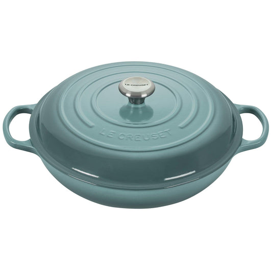 Le Creuset Braiser: 5QT, Sea Salt