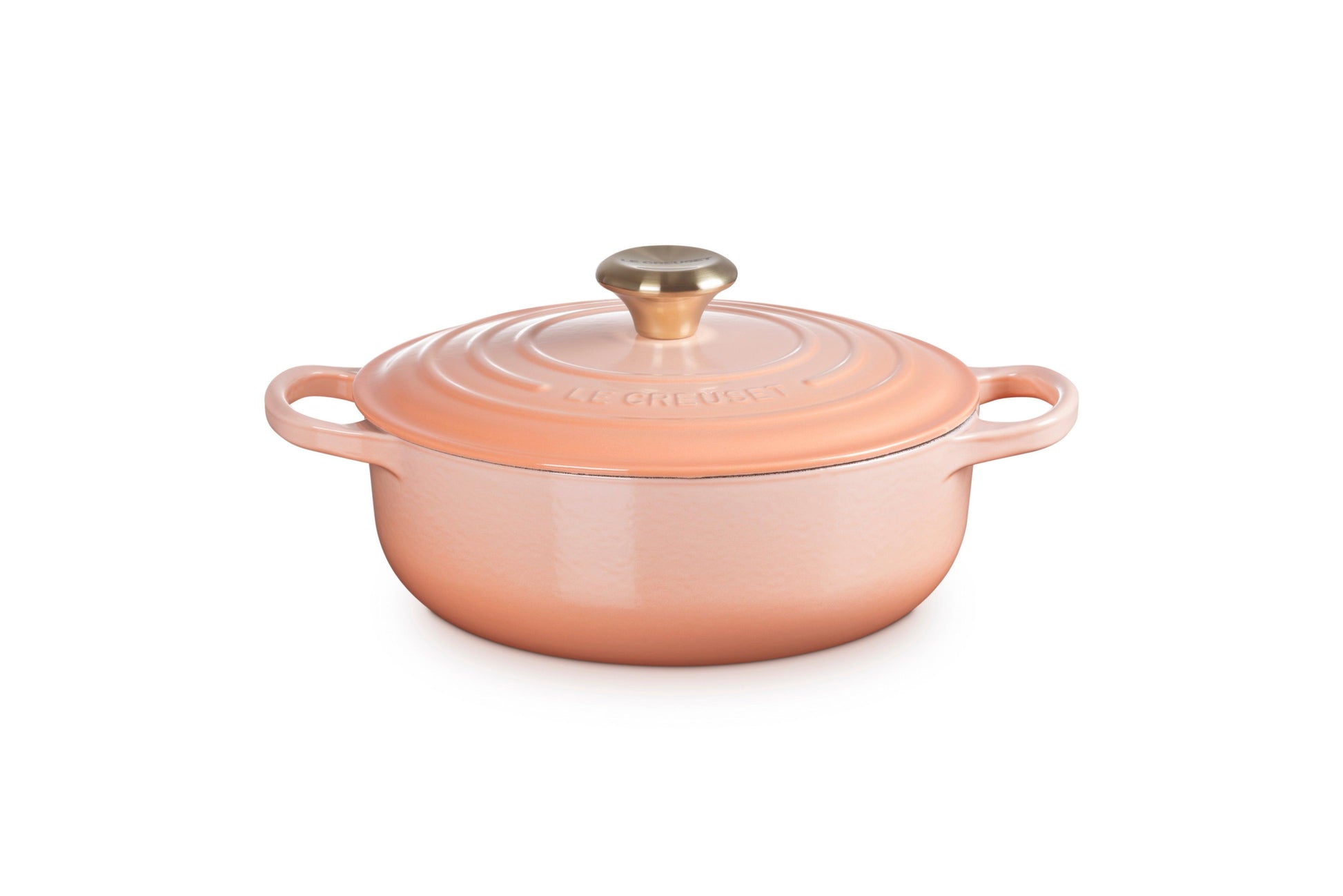 Le Creuset Signature Sauteuse: 3.5 QT, Peche