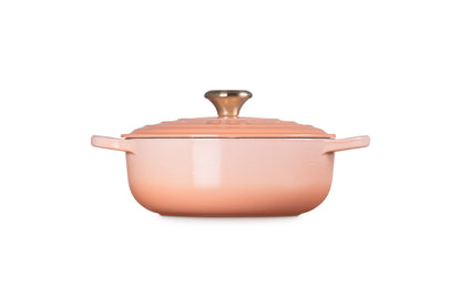 Le Creuset Signature Sauteuse: 3.5 QT, Peche