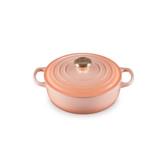 Le Creuset Signature Sauteuse: 3.5 QT, Peche