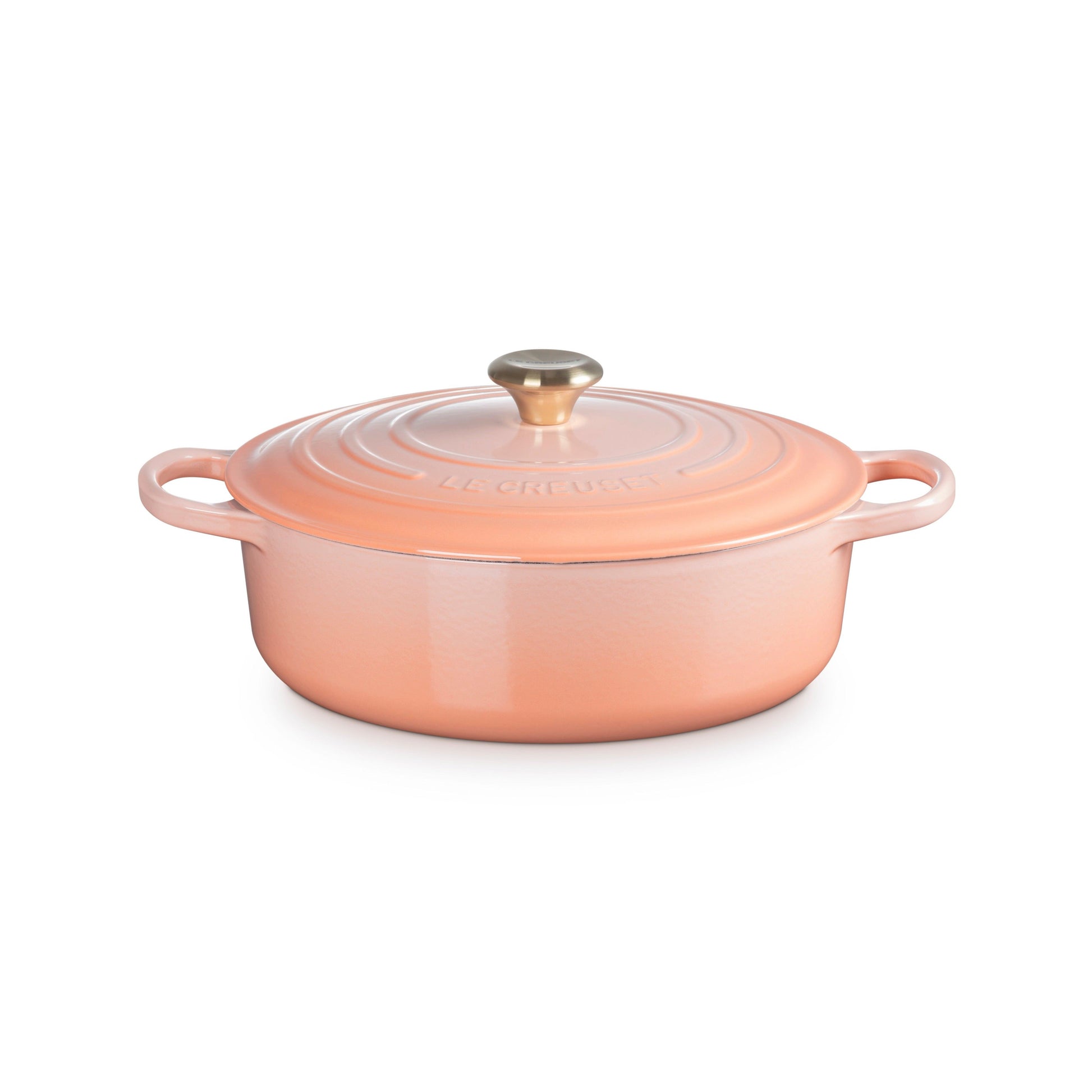 Le Creuset Round Wide Dutch Oven: 6.75 QT, Peche