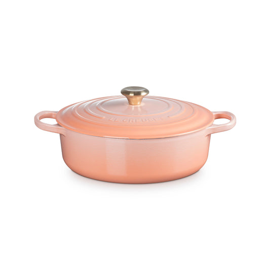 Le Creuset Round Wide Dutch Oven: 6.75 QT, Peche