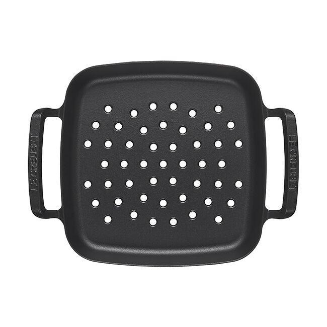 Le Creuset Alpine Outdoor Square Grill Basket: 12"