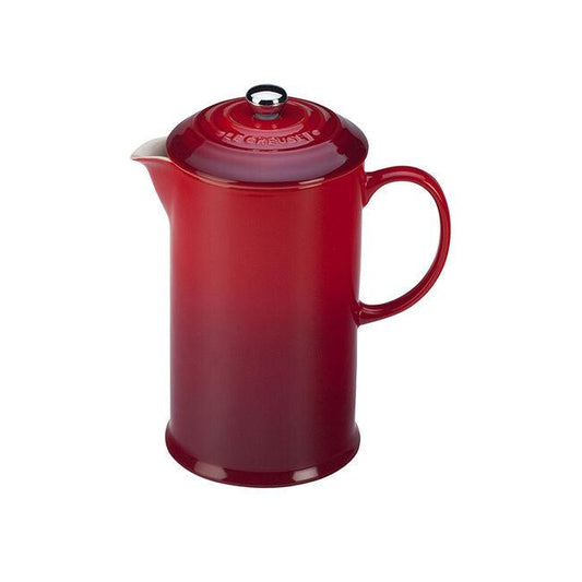 Le Creuset French Press: 34 oz., Cerise