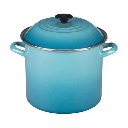 Le Creuset Enamel-On-Steel Stockpot: 10 QT, Caribbean