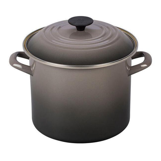 Le Creuset Enamel-On-Steel Stockpot: 8 QT, Oyster