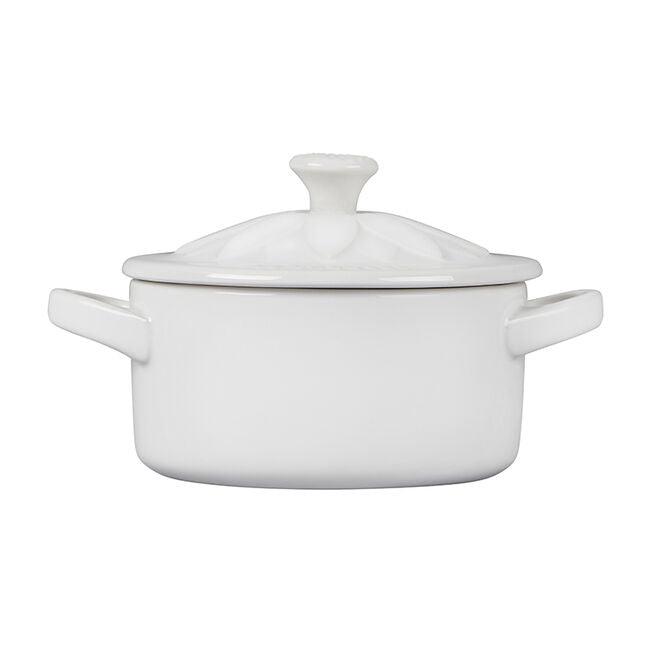 Le Creuset Flower Petal Cocotte (8 oz.): White