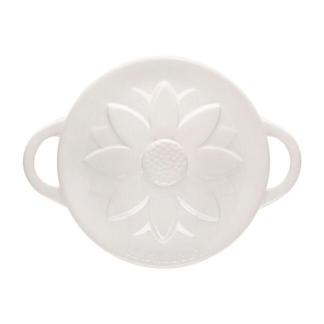 Le Creuset Flower Petal Cocotte (8 oz.): White