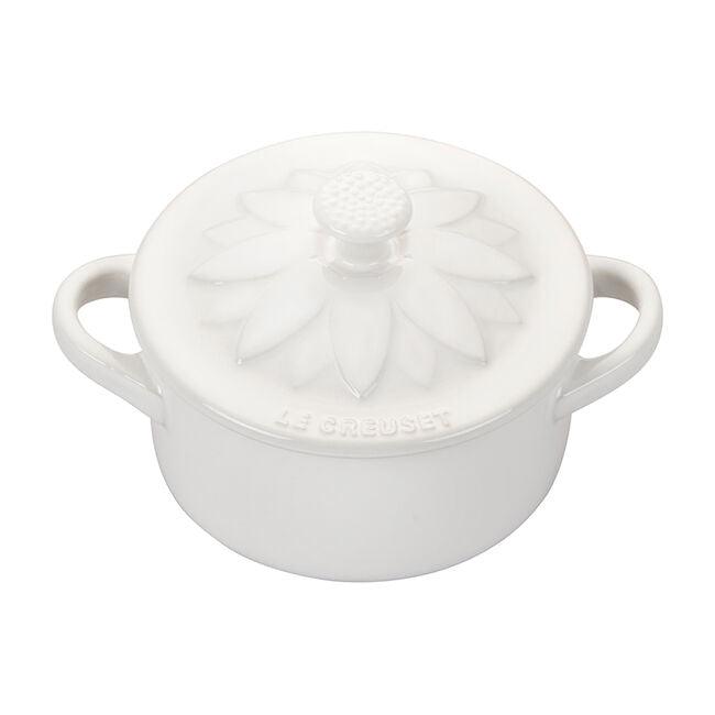 Le Creuset Flower Petal Cocotte (8 oz.): White