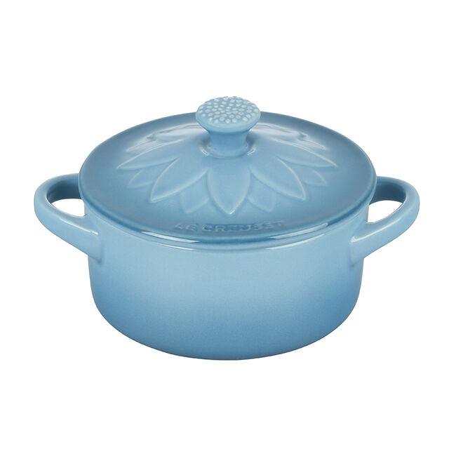 Le Creuset Flower Petal Cocotte (8 oz.): Caribbean