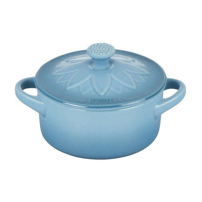 Le Creuset Flower Petal Cocotte (8 oz.): Caribbean