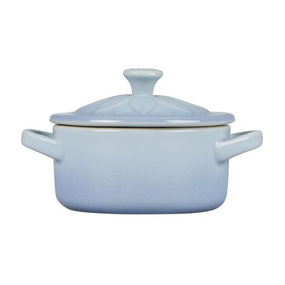 Le Creuset Flower Petal Cocotte (8 oz.): Coastal Blue