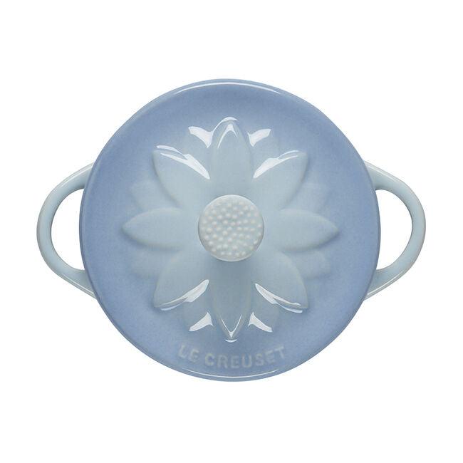 Le Creuset Flower Petal Cocotte (8 oz.): Coastal Blue