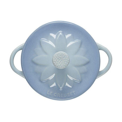 Le Creuset Flower Petal Cocotte (8 oz.): Coastal Blue