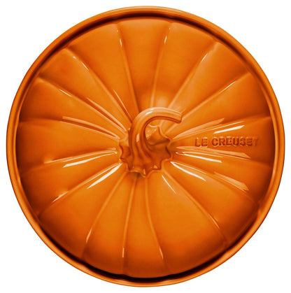 Le Creuset Autumn Pumpkin Collection: 9" Pumpkin Baker w/Lid, Persimmon