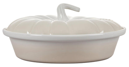 Le Creuset Autumn Pumpkin Collection: 9" Pumpkin Baker w/Lid, Meringue