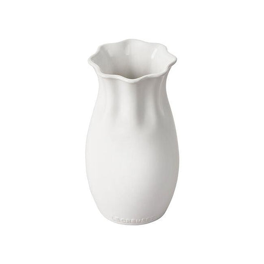 Le Creuset Flower Petal Vase: White