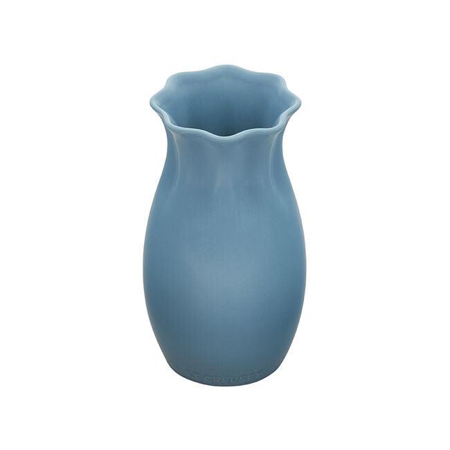 Le Creuset Flower Petal Vase: Caribbean