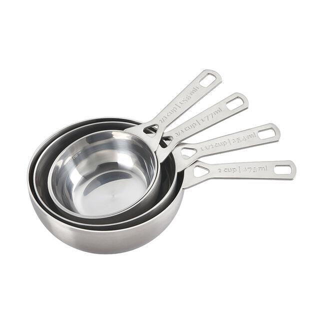 Le Creuset Measuring Cups (Batch Baking): Stainless Steel