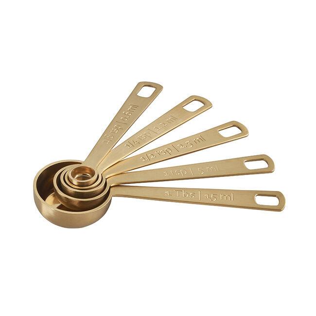 Le Creuset Measuring Spoons: Gold