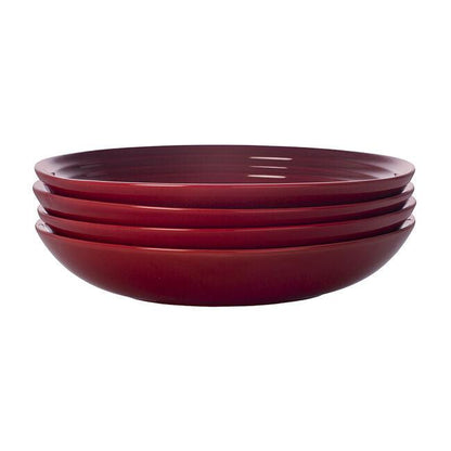 Le Creuset Pasta Bowls (Set of 4): Cerise