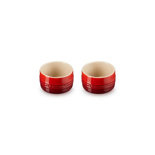 Le Creuset Straight Wall Ramekin (Set of 2): Cerise