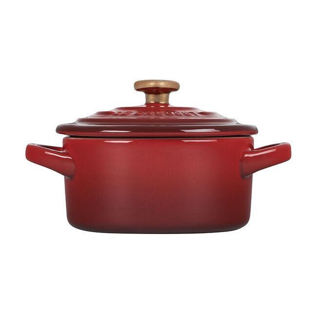 Le Creuset Cocotte: 14 oz., Cerise