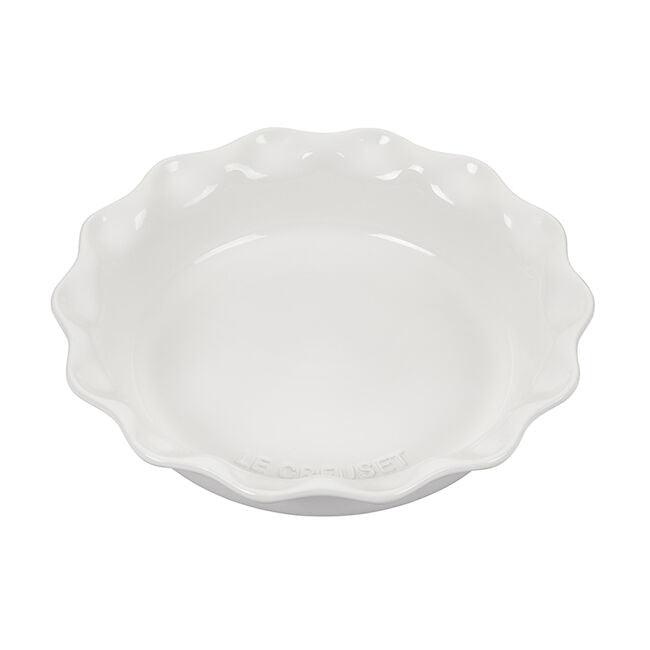 Le Creuset Heritage Pie Dish: White