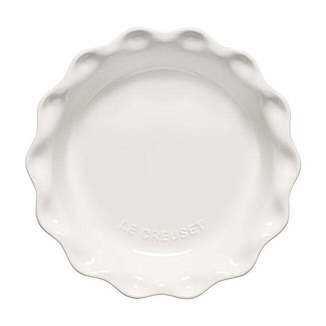 Le Creuset Heritage Pie Dish: White