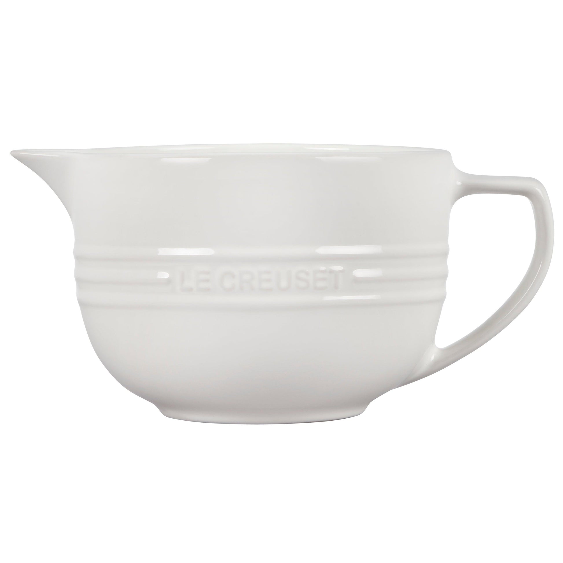 Le Creuset Batter Bowl: 3.25 QT, White