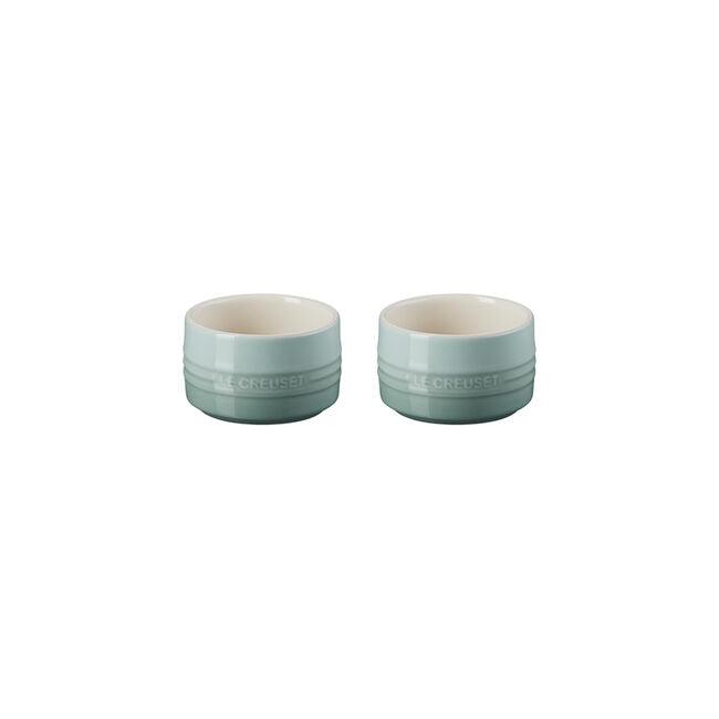 Le Creuset Straight Wall Ramekin (Set of 2): Sea Salt