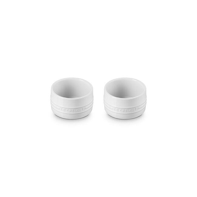 Le Creuset Straight Wall Ramekin (Set of 2): White