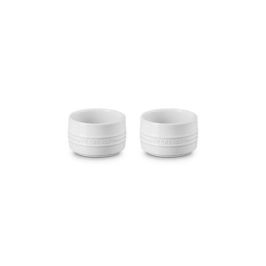 Le Creuset Straight Wall Ramekin (Set of 2): White