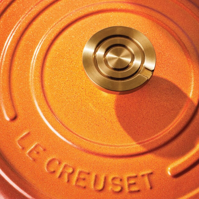 Le Creuset Braiser: 5 QT, Flamme Dorée